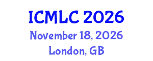 International Conference on Machine Learning and Cybernetics (ICMLC) November 18, 2026 - London, United Kingdom