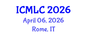 International Conference on Machine Learning and Cybernetics (ICMLC) April 06, 2026 - Rome, Italy