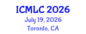 International Conference on Machine Learning and Cybernetics (ICMLC) July 19, 2026 - Toronto, Canada