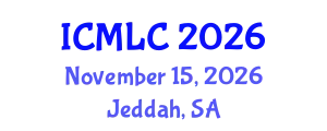 International Conference on Machine Learning and Cybernetics (ICMLC) November 15, 2026 - Jeddah, Saudi Arabia