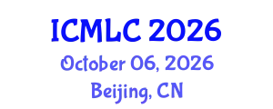 International Conference on Machine Learning and Cybernetics (ICMLC) October 06, 2026 - Beijing, China
