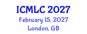 International Conference on Machine Learning and Cybernetics (ICMLC) February 15, 2027 - London, United Kingdom