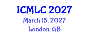 International Conference on Machine Learning and Cybernetics (ICMLC) March 15, 2027 - London, United Kingdom