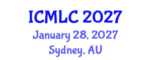 International Conference on Machine Learning and Cybernetics (ICMLC) January 28, 2027 - Sydney, Australia