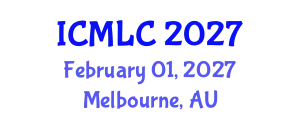 International Conference on Machine Learning and Cybernetics (ICMLC) February 01, 2027 - Melbourne, Australia