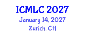 International Conference on Machine Learning and Cybernetics (ICMLC) January 14, 2027 - Zurich, Switzerland