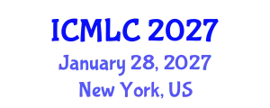 International Conference on Machine Learning and Cybernetics (ICMLC) January 28, 2027 - New York, United States
