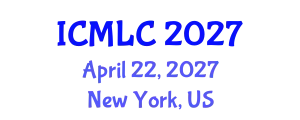 International Conference on Machine Learning and Cybernetics (ICMLC) April 22, 2027 - New York, United States