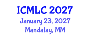 International Conference on Machine Learning and Cybernetics (ICMLC) January 23, 2027 - Mandalay, Myanmar