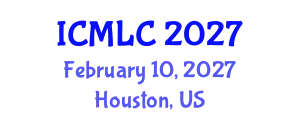 International Conference on Machine Learning and Cybernetics (ICMLC) February 10, 2027 - Houston, United States