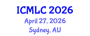 International Conference on Machine Learning and Cybernetics (ICMLC) April 27, 2026 - Sydney, Australia
