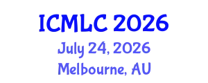 International Conference on Machine Learning and Cybernetics (ICMLC) July 24, 2026 - Melbourne, Australia