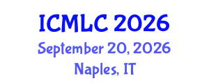 International Conference on Machine Learning and Cybernetics (ICMLC) September 20, 2026 - Naples, Italy