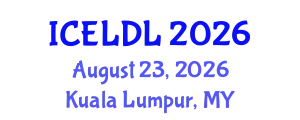 International Conference on E-Learning and Distance Learning (ICELDL) August 23, 2026 - Kuala Lumpur, Malaysia