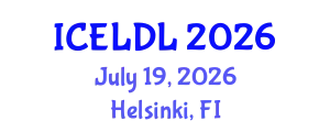 International Conference on E-Learning and Distance Learning (ICELDL) July 19, 2026 - Helsinki, Finland