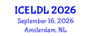 International Conference on E-Learning and Distance Learning (ICELDL) September 16, 2026 - Amsterdam, Netherlands