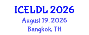 International Conference on E-Learning and Distance Learning (ICELDL) August 19, 2026 - Bangkok, Thailand