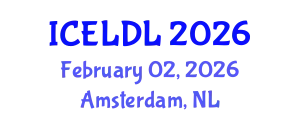 International Conference on E-Learning and Distance Learning (ICELDL) February 02, 2026 - Amsterdam, Netherlands