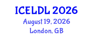 International Conference on E-Learning and Distance Learning (ICELDL) August 19, 2026 - London, United Kingdom