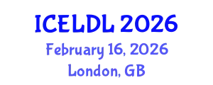 International Conference on E-Learning and Distance Learning (ICELDL) February 16, 2026 - London, United Kingdom