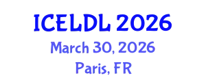 International Conference on E-Learning and Distance Learning (ICELDL) March 30, 2026 - Paris, France