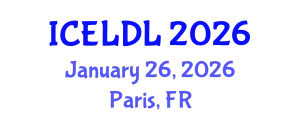 International Conference on E-Learning and Distance Learning (ICELDL) January 26, 2026 - Paris, France