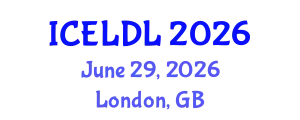 International Conference on E-Learning and Distance Learning (ICELDL) June 29, 2026 - London, United Kingdom