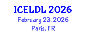 International Conference on E-Learning and Distance Learning (ICELDL) February 23, 2026 - Paris, France