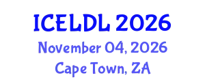 International Conference on E-Learning and Distance Learning (ICELDL) November 04, 2026 - Cape Town, South Africa