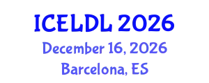 International Conference on E-Learning and Distance Learning (ICELDL) December 16, 2026 - Barcelona, Spain