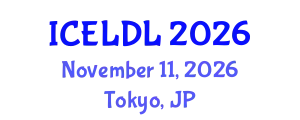 International Conference on E-Learning and Distance Learning (ICELDL) November 11, 2026 - Tokyo, Japan