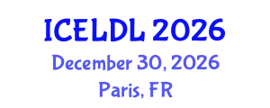 International Conference on E-Learning and Distance Learning (ICELDL) December 30, 2026 - Paris, France
