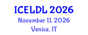 International Conference on E-Learning and Distance Learning (ICELDL) November 11, 2026 - Venice, Italy