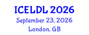 International Conference on E-Learning and Distance Learning (ICELDL) September 23, 2026 - London, United Kingdom