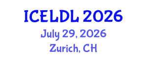International Conference on E-Learning and Distance Learning (ICELDL) July 29, 2026 - Zurich, Switzerland