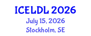 International Conference on E-Learning and Distance Learning (ICELDL) July 15, 2026 - Stockholm, Sweden