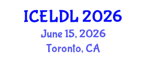 International Conference on E-Learning and Distance Learning (ICELDL) June 15, 2026 - Toronto, Canada