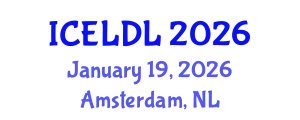International Conference on E-Learning and Distance Learning (ICELDL) January 19, 2026 - Amsterdam, Netherlands