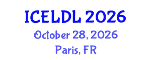 International Conference on E-Learning and Distance Learning (ICELDL) October 28, 2026 - Paris, France