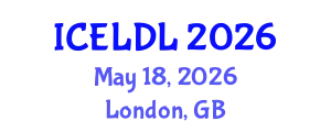 International Conference on E-Learning and Distance Learning (ICELDL) May 18, 2026 - London, United Kingdom