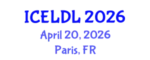 International Conference on E-Learning and Distance Learning (ICELDL) April 20, 2026 - Paris, France