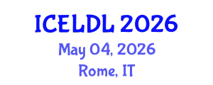 International Conference on E-Learning and Distance Learning (ICELDL) May 04, 2026 - Rome, Italy