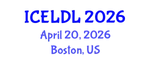 International Conference on E-Learning and Distance Learning (ICELDL) April 20, 2026 - Boston, United States