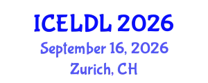 International Conference on E-Learning and Distance Learning (ICELDL) September 16, 2026 - Zurich, Switzerland