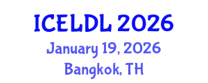 International Conference on E-Learning and Distance Learning (ICELDL) January 19, 2026 - Bangkok, Thailand