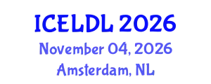 International Conference on E-Learning and Distance Learning (ICELDL) November 04, 2026 - Amsterdam, Netherlands