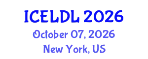 International Conference on E-Learning and Distance Learning (ICELDL) October 07, 2026 - New York, United States