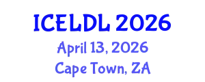 International Conference on E-Learning and Distance Learning (ICELDL) April 13, 2026 - Cape Town, South Africa