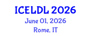 International Conference on E-Learning and Distance Learning (ICELDL) June 01, 2026 - Rome, Italy