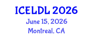 International Conference on E-Learning and Distance Learning (ICELDL) June 15, 2026 - Montreal, Canada